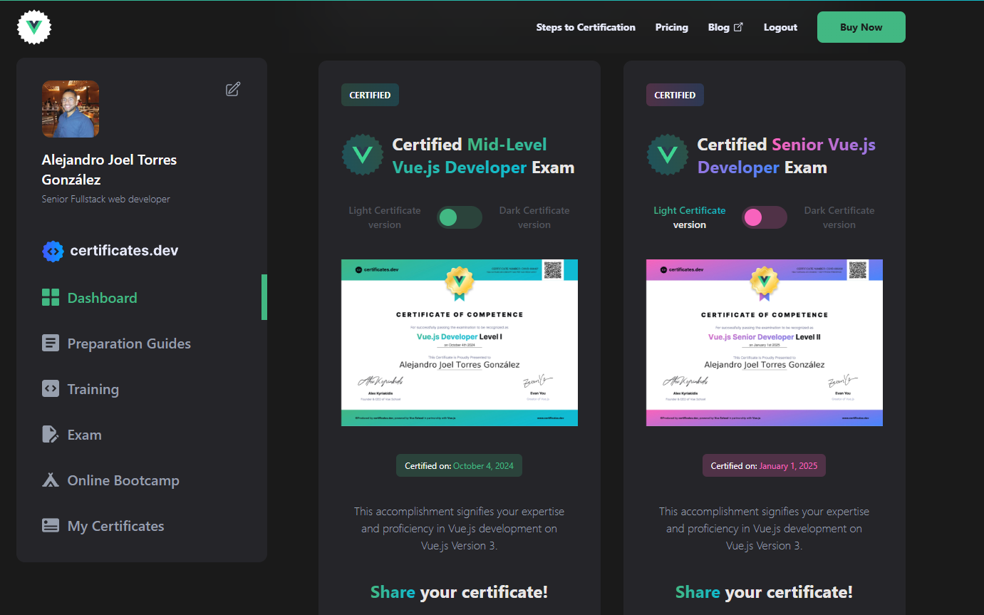 Cover image for Vue School Certification: My Experience, Tips, and Final Thoughts